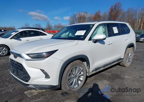 2024 Toyota Grand Highlander Platinum from USA, damaged, VIN 5TDAAAB54RS043167